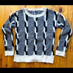 Urban Outfitters Cable Knit Crewneck Sweater